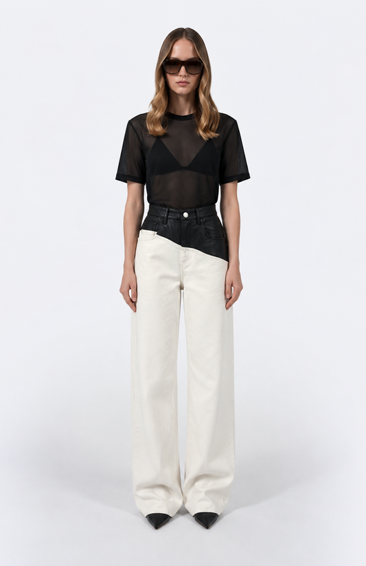 Kyla Denim- White BOTTOMS Parentezi