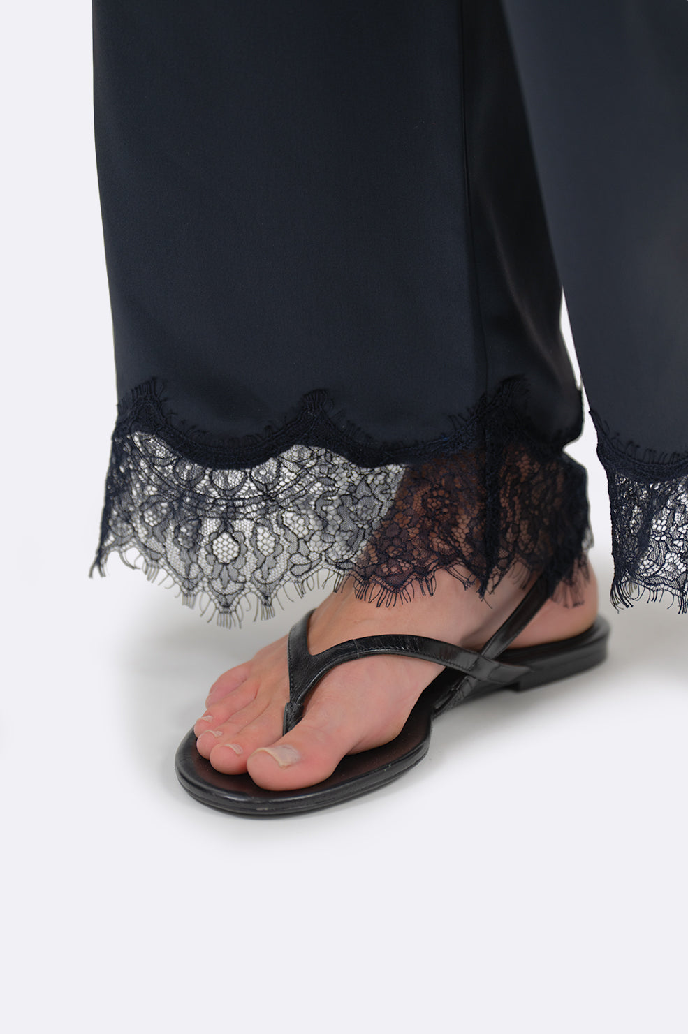 Midnight Satin Pants BOTTOMS Parentezi
