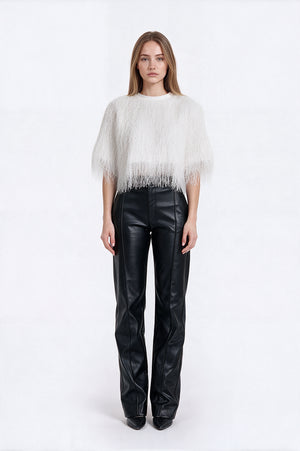 Pauline Vegan Leather Trousers