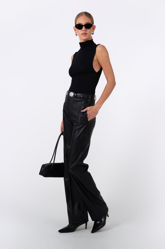 Pauline Vegan Leather Trousers