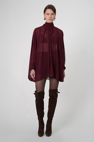 Juliette Dress - Burgundy Dress Parentezi