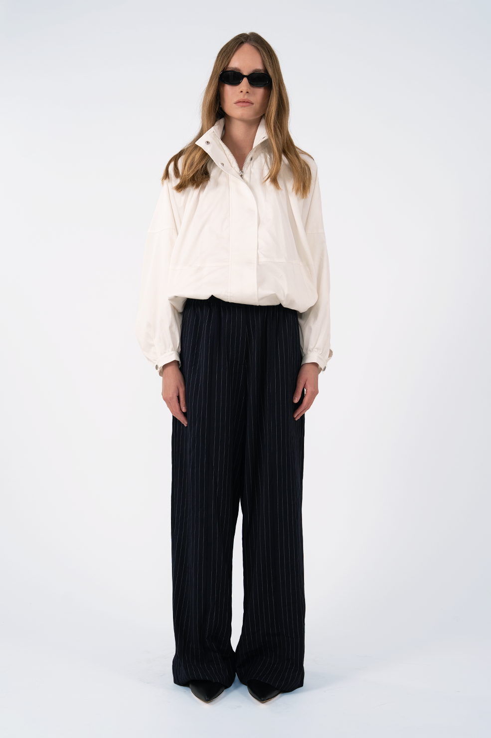 Preston Pants - Navy Stripe BOTTOMS Parentezi