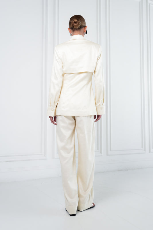 Delphine Trousers - Ivory