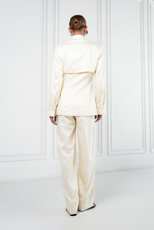 Seraphine Blazer - Ivory