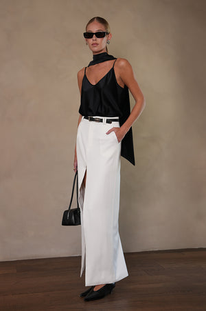 Alina Silk Scarf Top