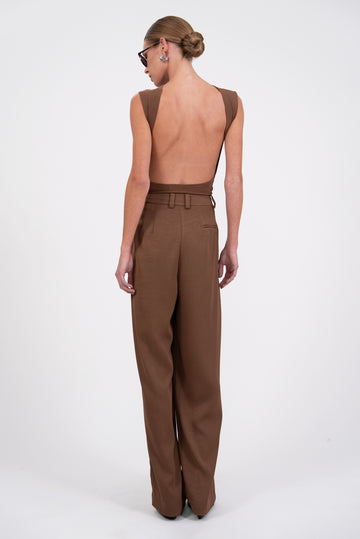 Veronica Top - Camel Tops Parentezi Camel XS