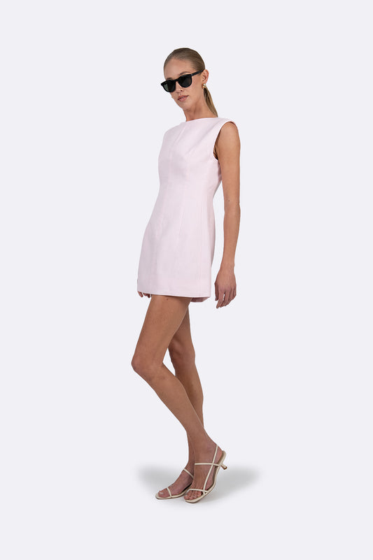 Matisse Linen Dress - Light Pink Dress parentezi