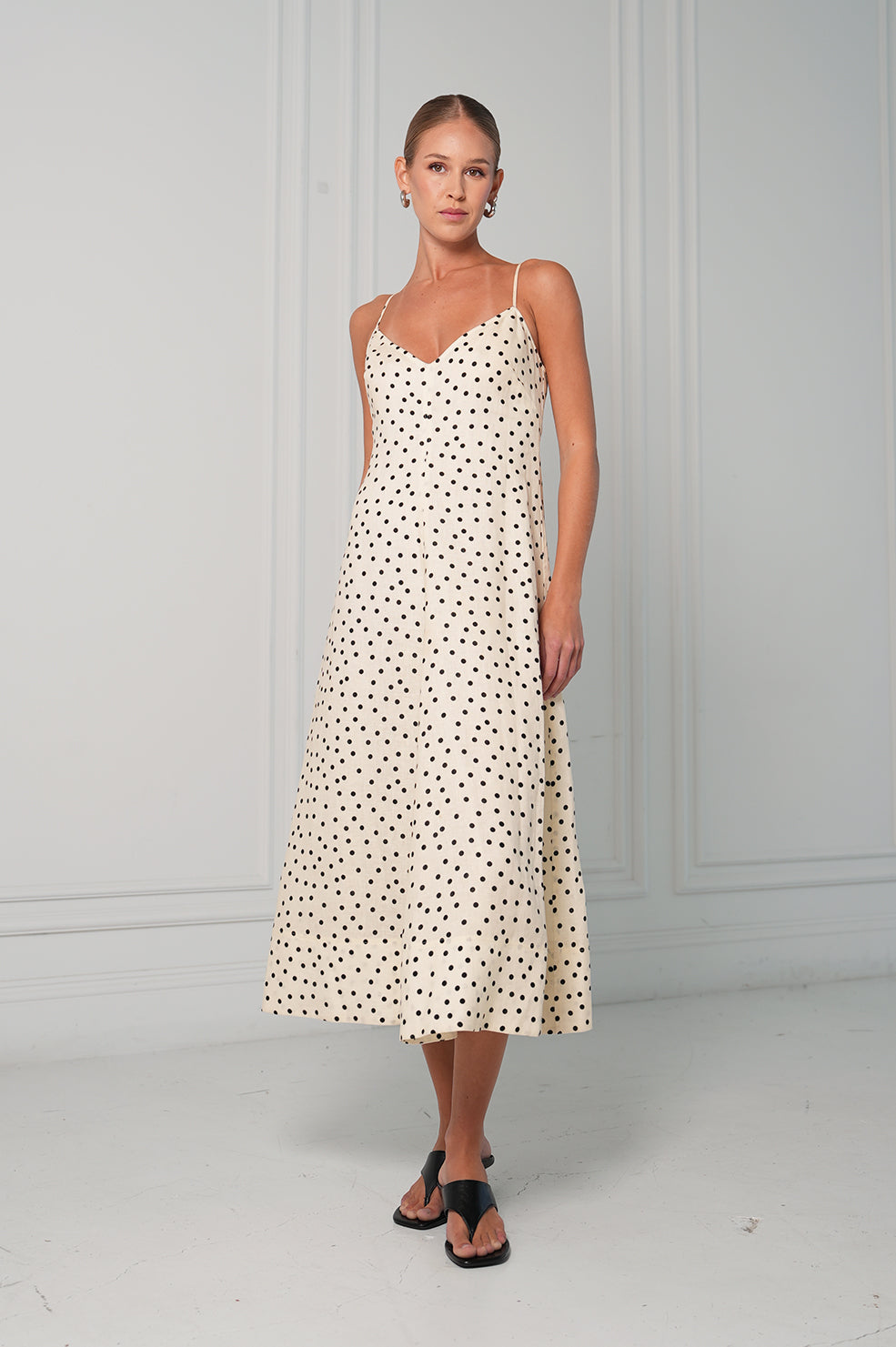 Elle Linen Dress Dress Parentezi