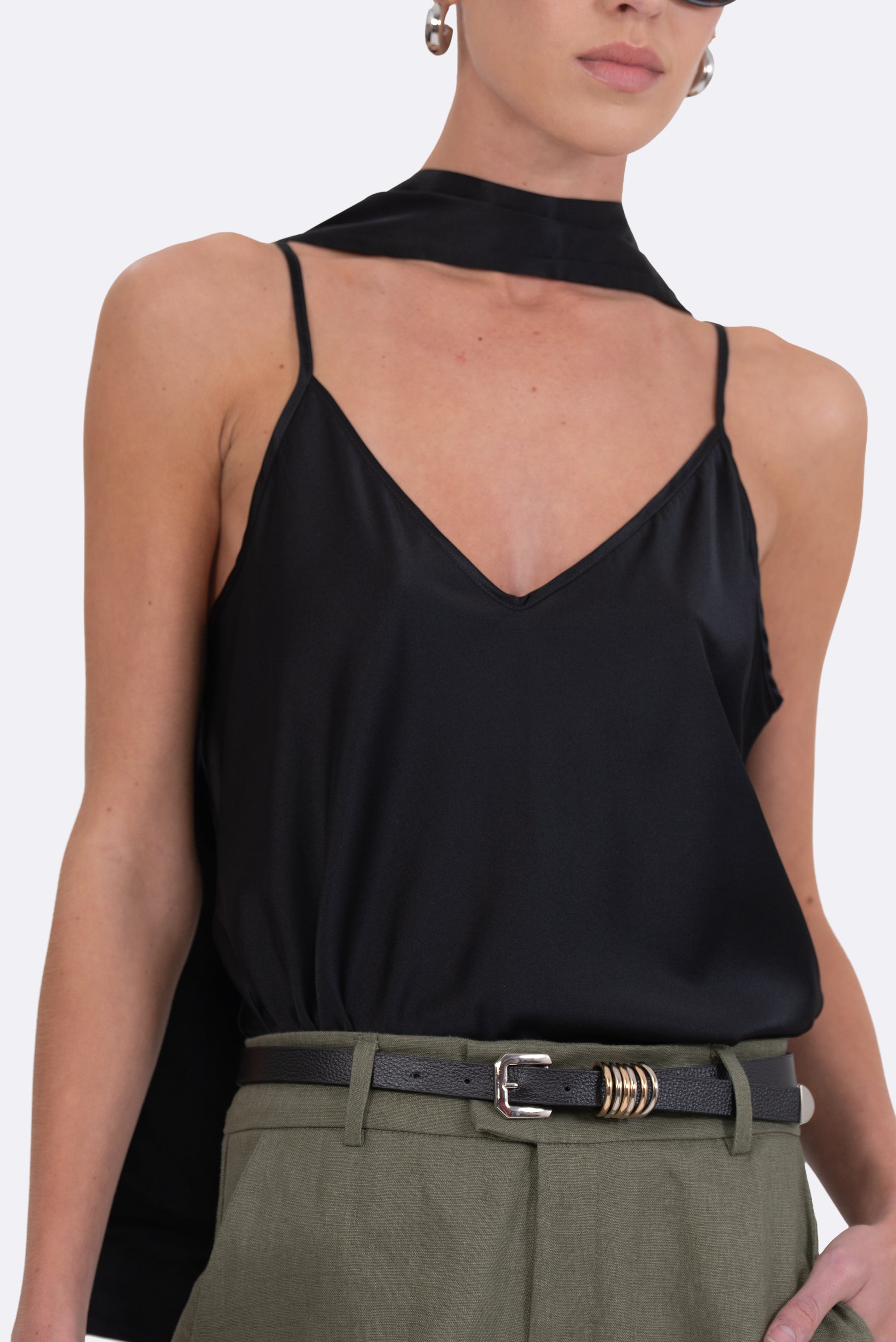 Emmett Leather Belt - Mixed Metal Accessories Parentezi