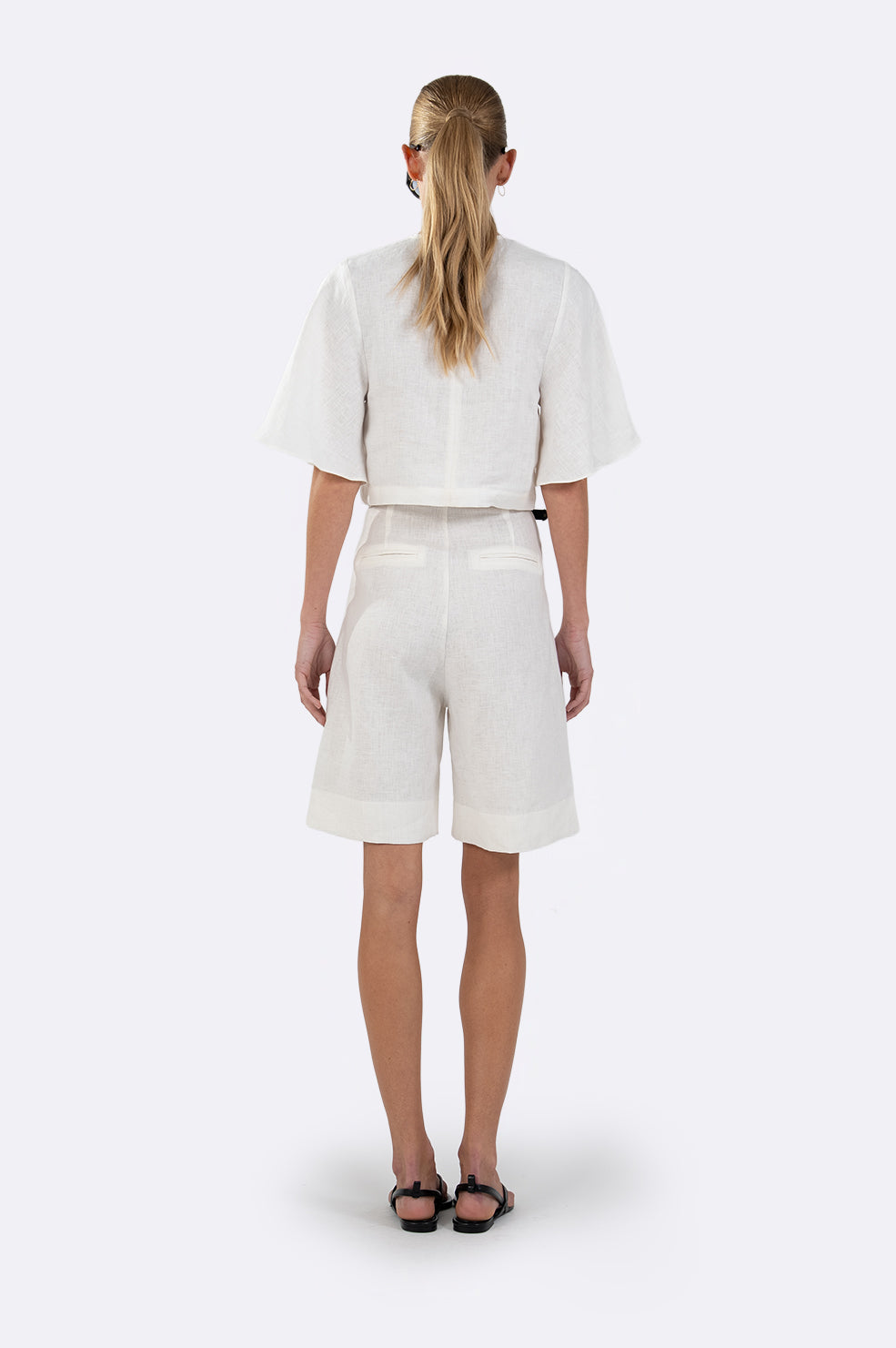 Lainey Linen Top Tops Parentezi