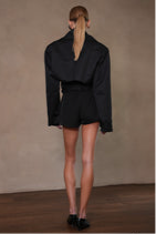 Celina Trench Jacket - Black Tops Parentezi