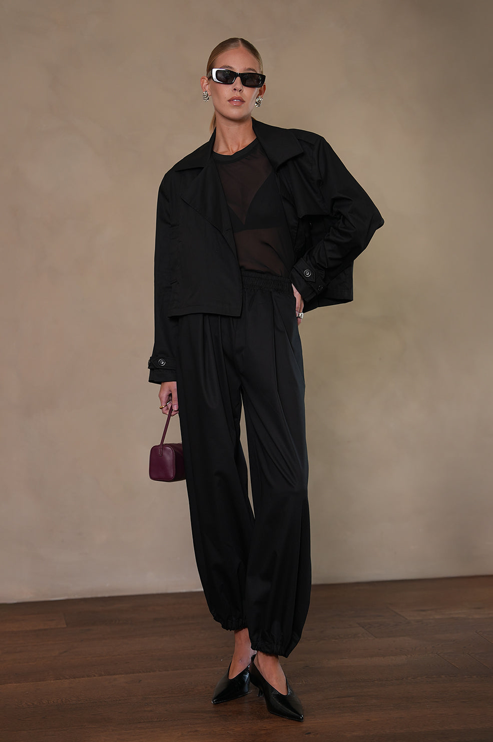 Alma Jacket - Black Blazer Parentezi