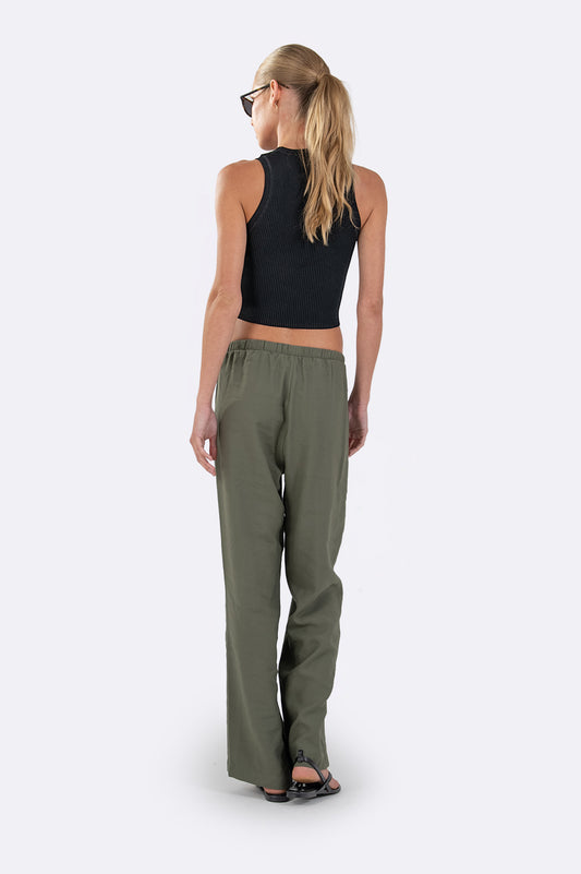 London Tank Top - Black Tops Parentezi