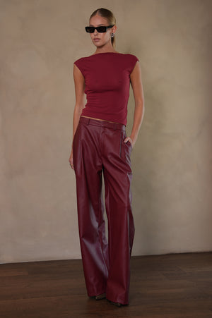 Milo Faux Leather Pant