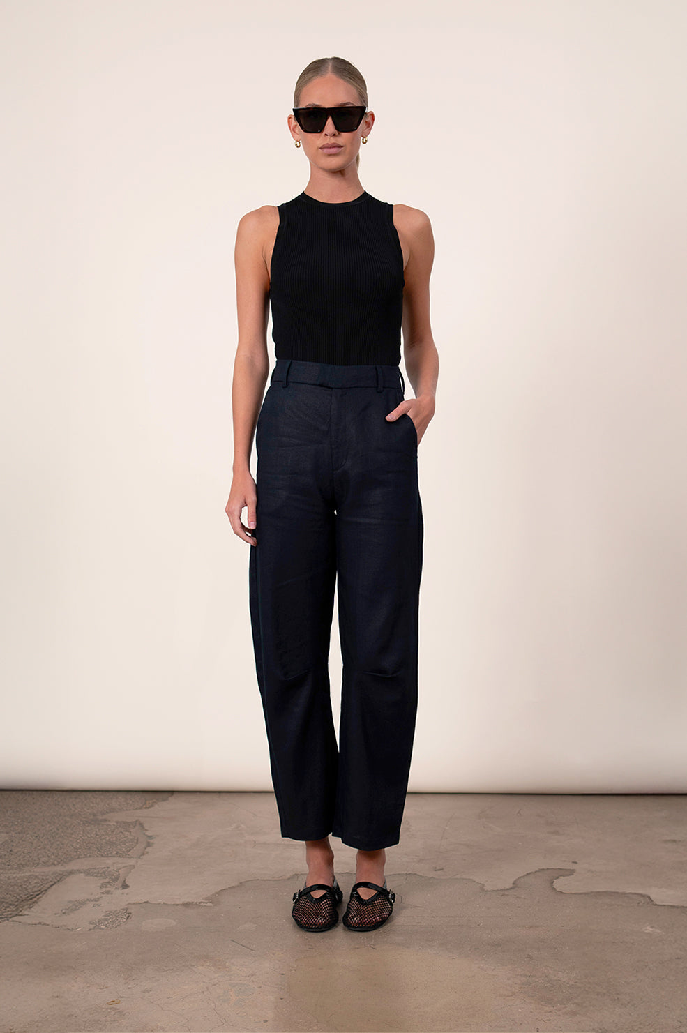 Hania Trousers - Black BOTTOMS Parentezi
