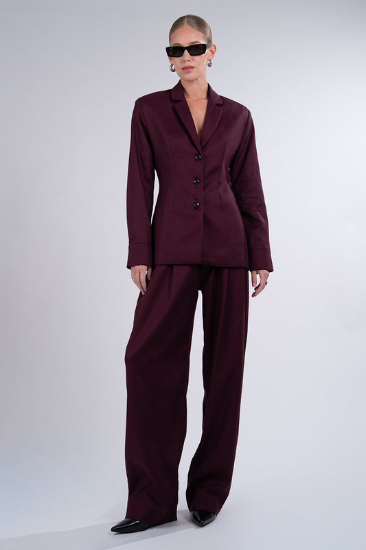 Seraphine Blazer - Plum