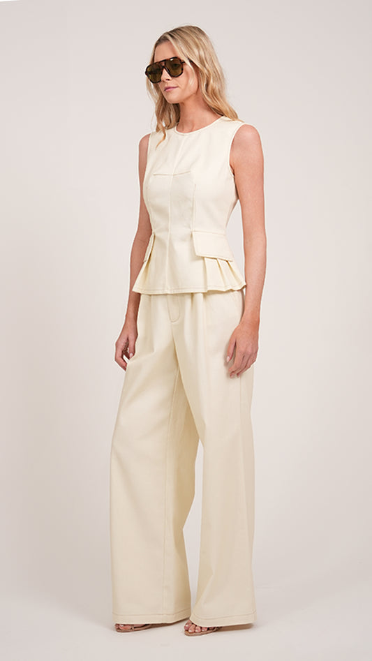 Lucille Top- Vanilla
