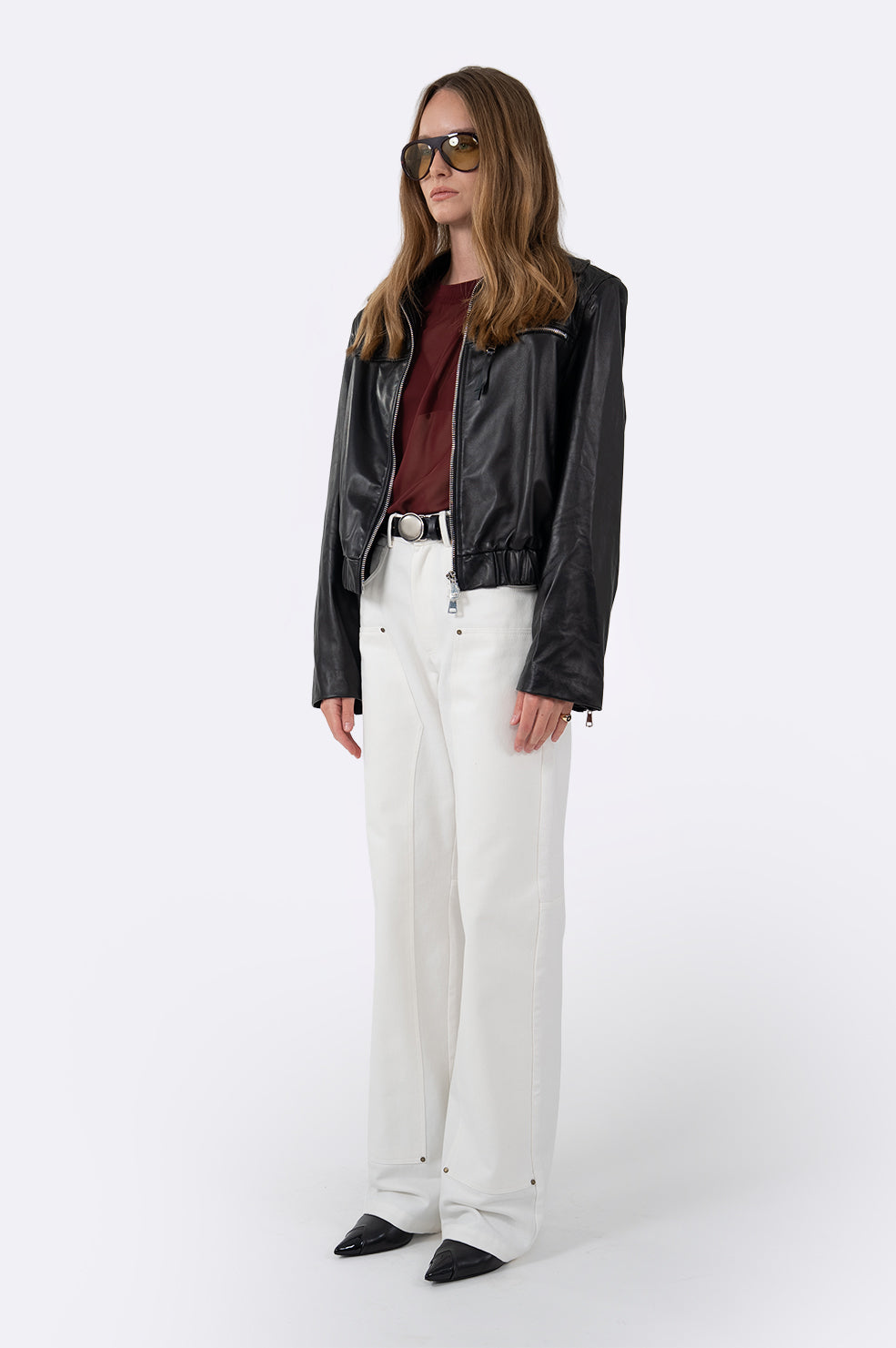Milano Leather Jacket Tops Parentezi