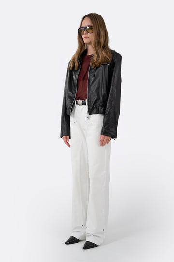 Milano Leather Jacket Tops Parentezi