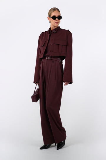 Quinn Jacket - Plum