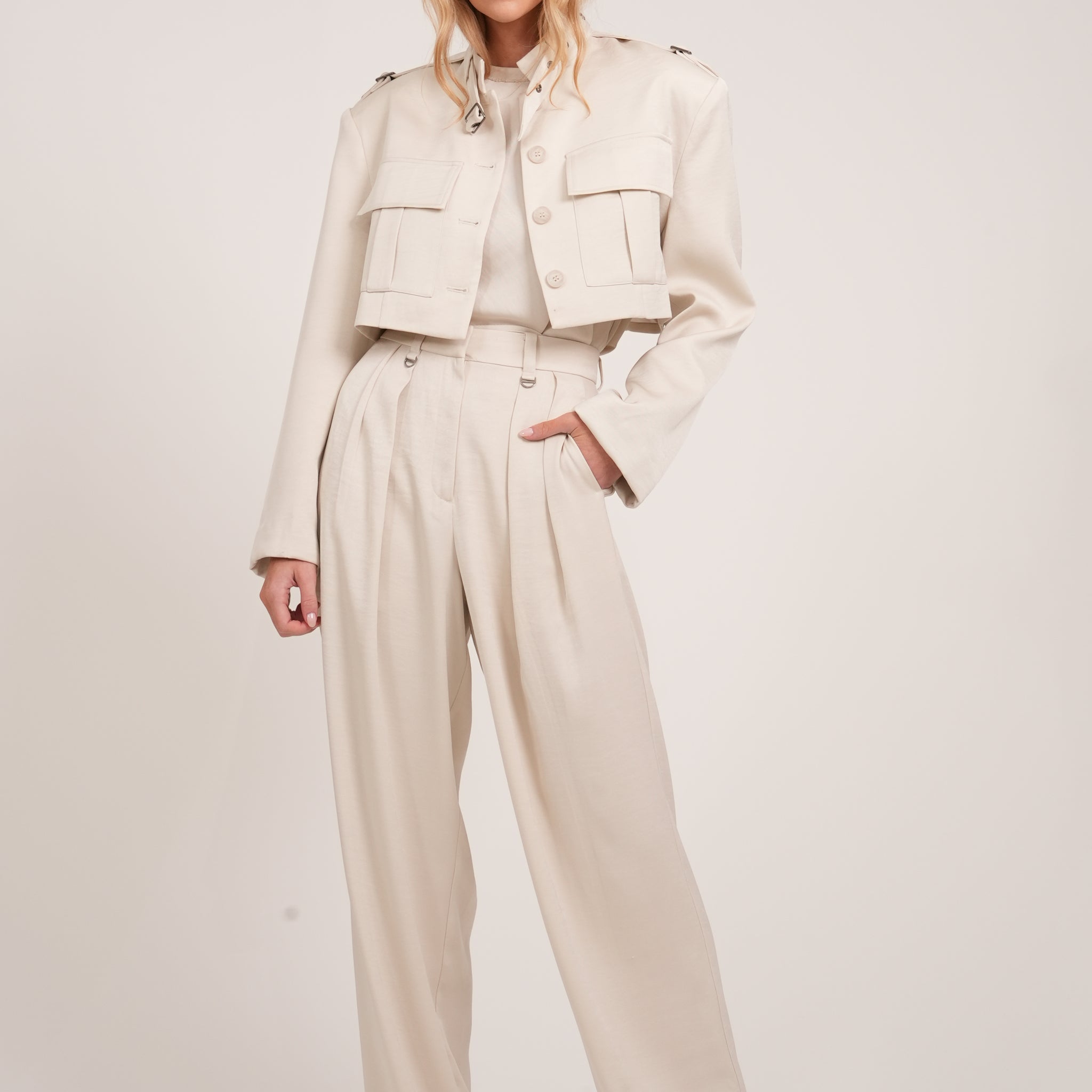 Quinn Jacket - Bone Blazer Parentezi