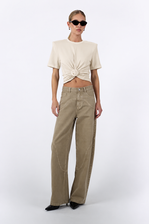 May Knot Tee - Ivory