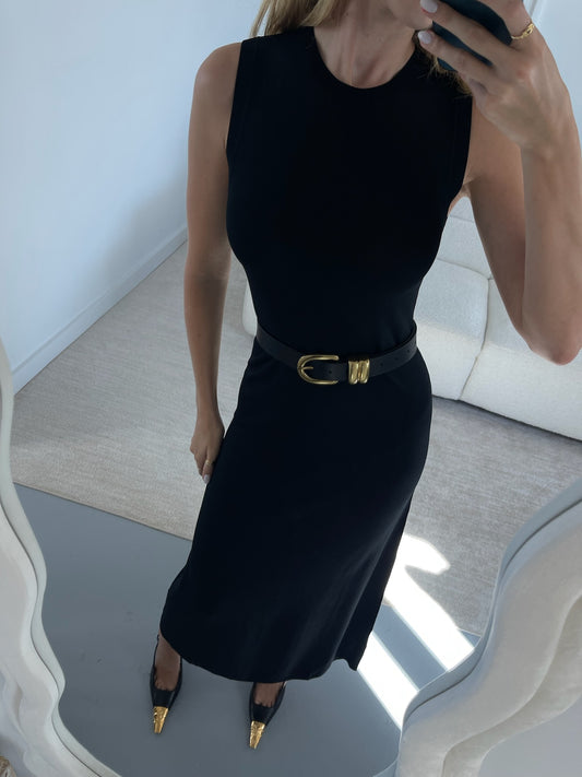 Marylin Knit Dress- Black