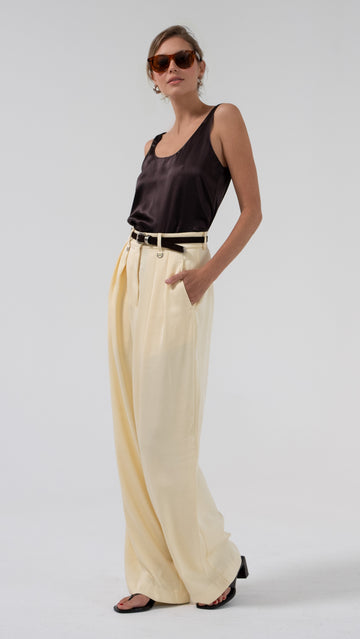 Isola Silk Cami - Chocolate
