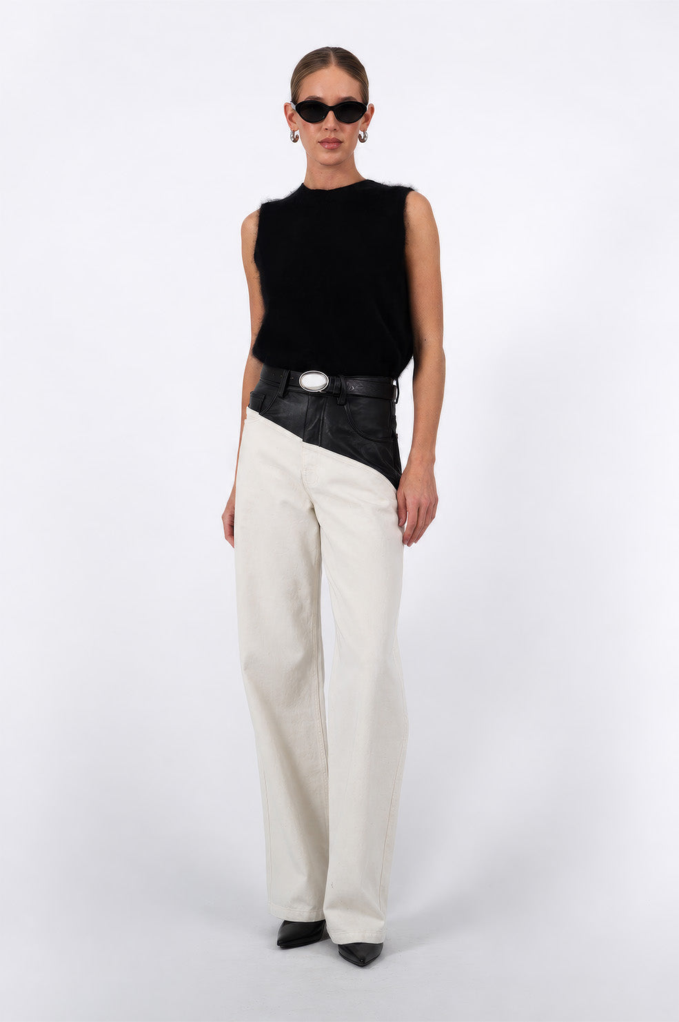 Sutton Cashmere Tank - Black Tops Parentezi