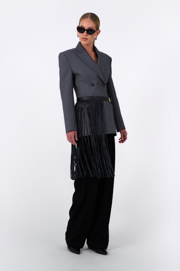 Leather Fringe Belt