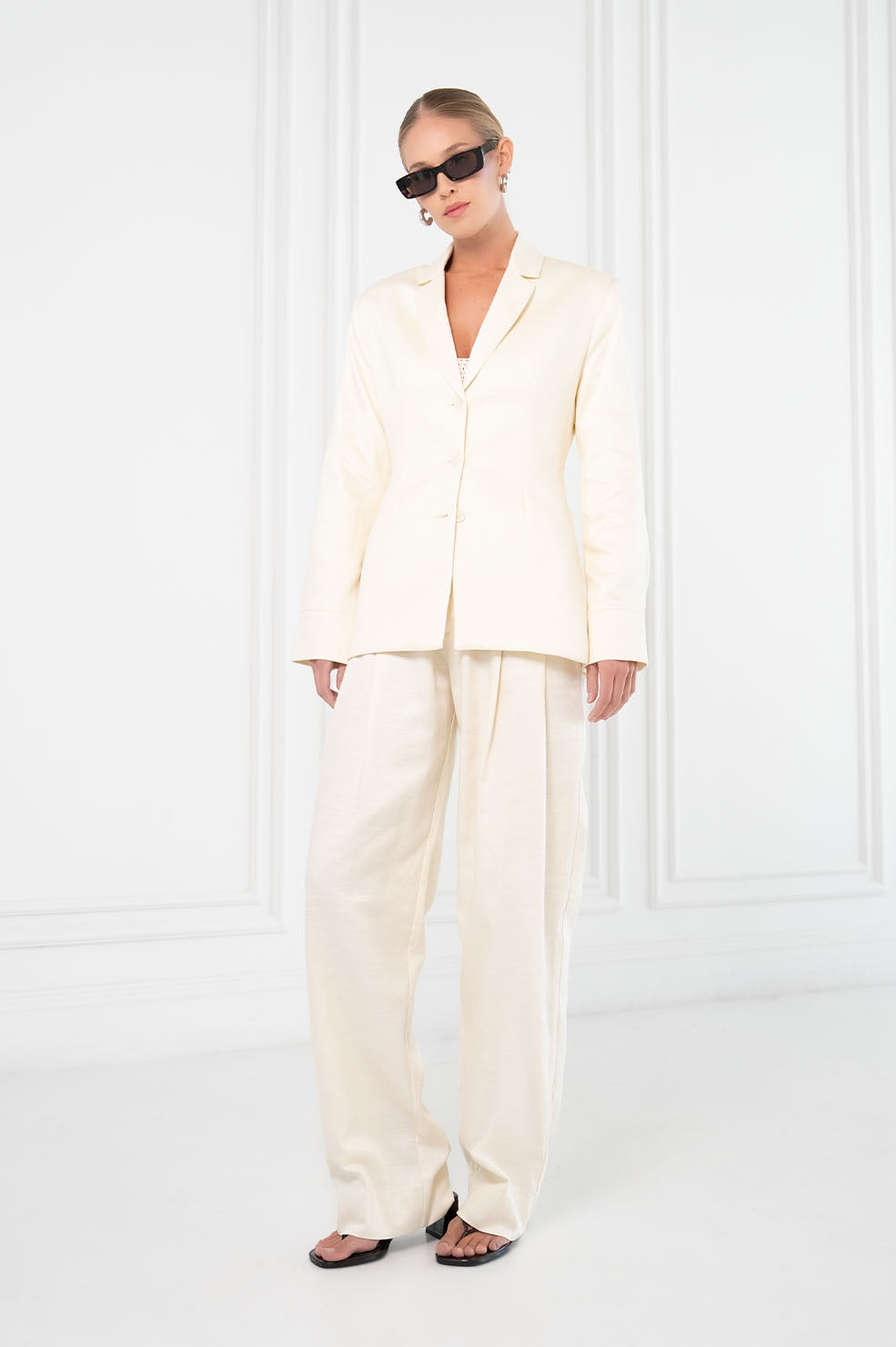 Seraphine Blazer - Ivory Blazer Parentezi