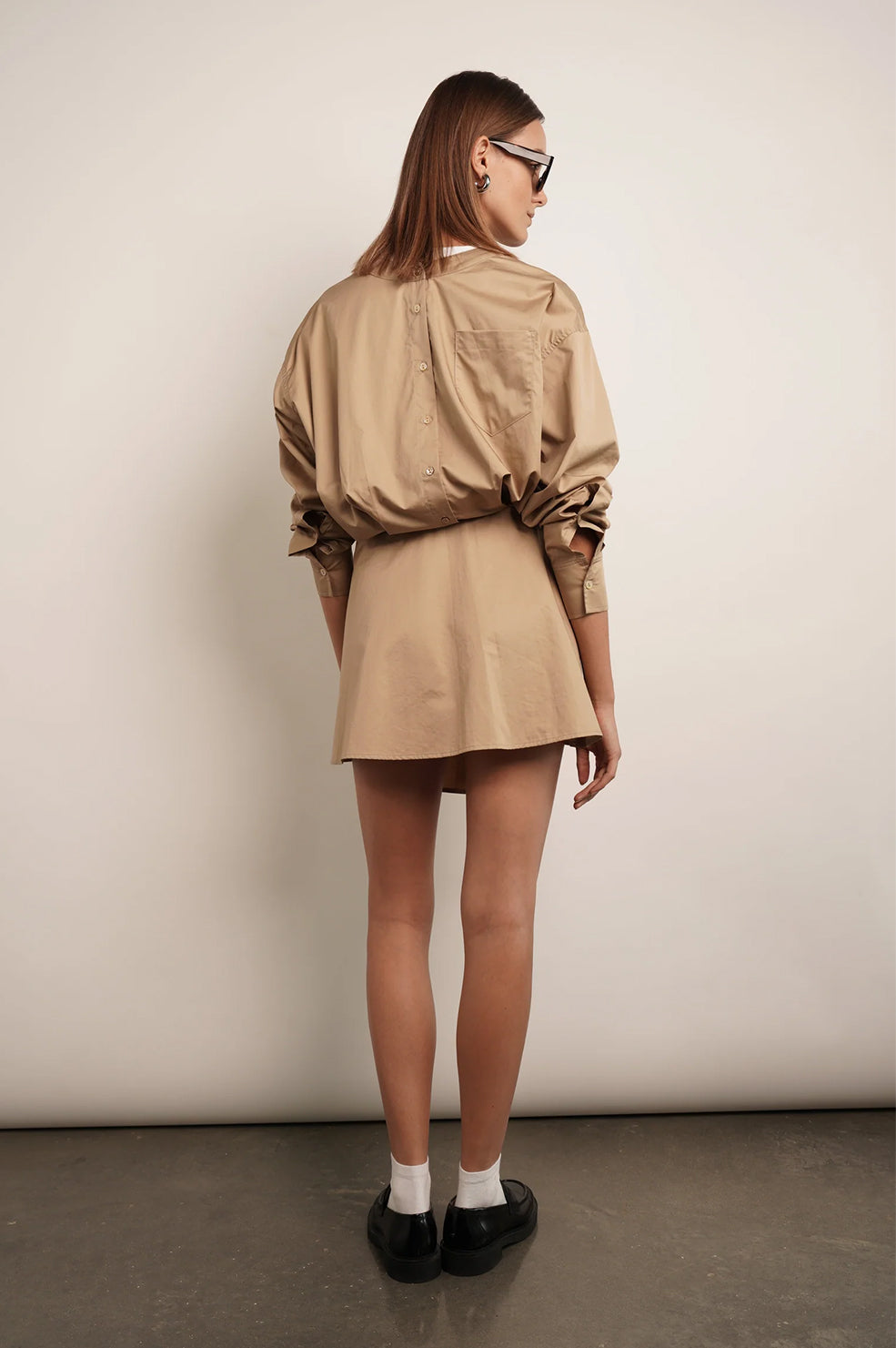 Sienna Shirt Dress - Black Dress Parentezi