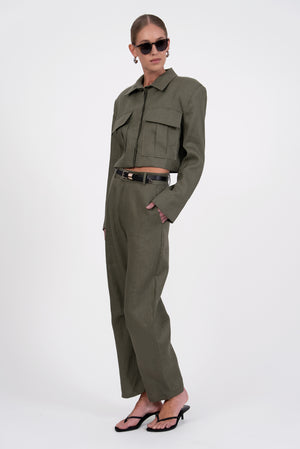 Hania Trousers - Olive