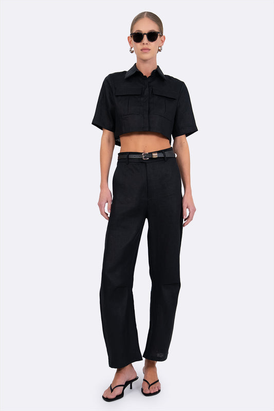 Hania Trousers - Black BOTTOMS Parentezi