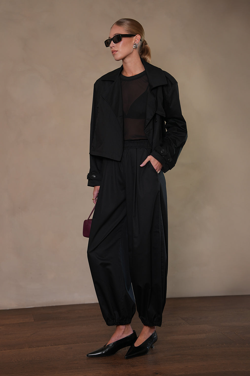 Alma Jacket - Black Blazer Parentezi