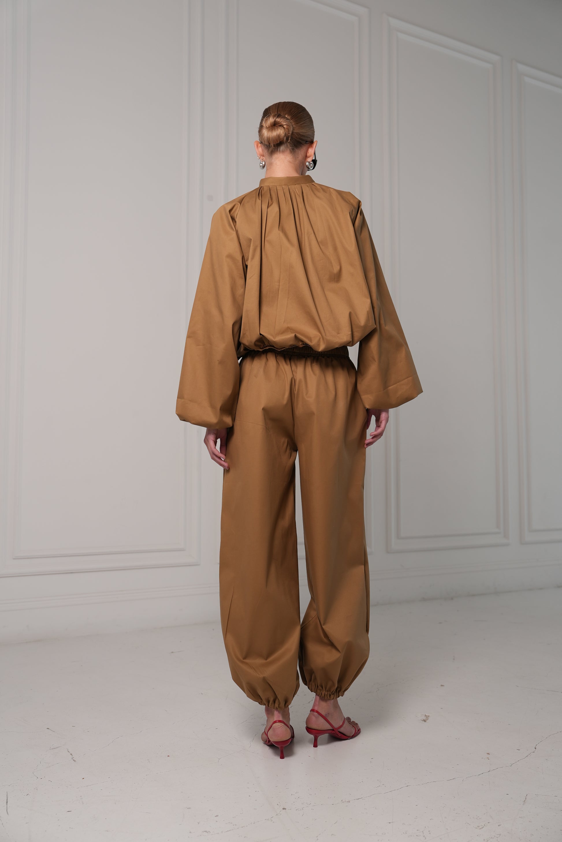 Bubble Jacket - Camel BOTTOMS Parentezi