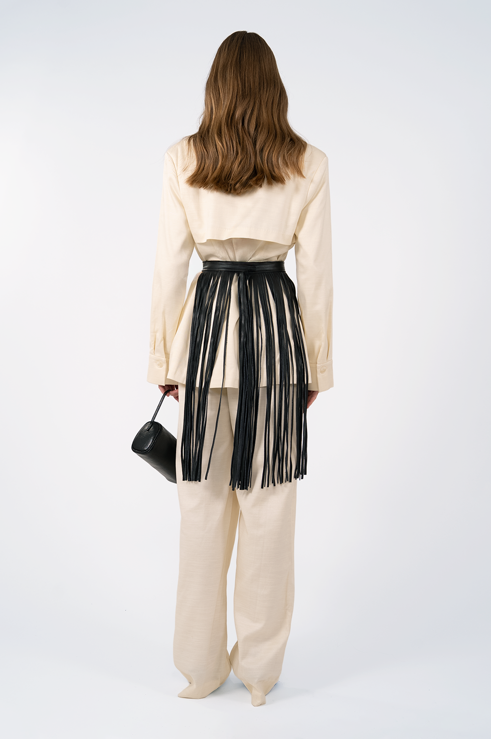Leather Fringe Belt BOTTOMS Parentezi