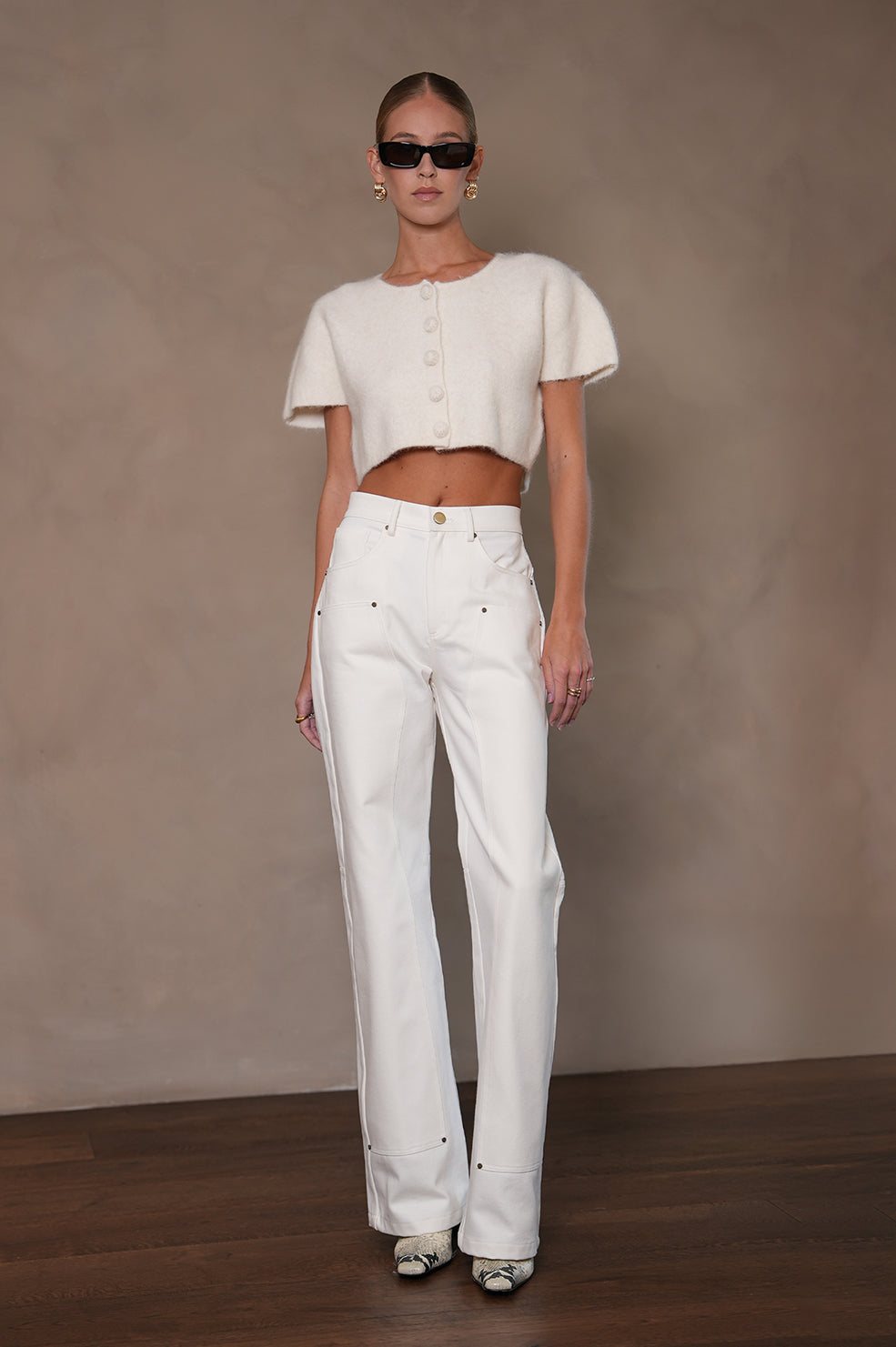 Eloise Sweater - Ivory Tops Parentezi