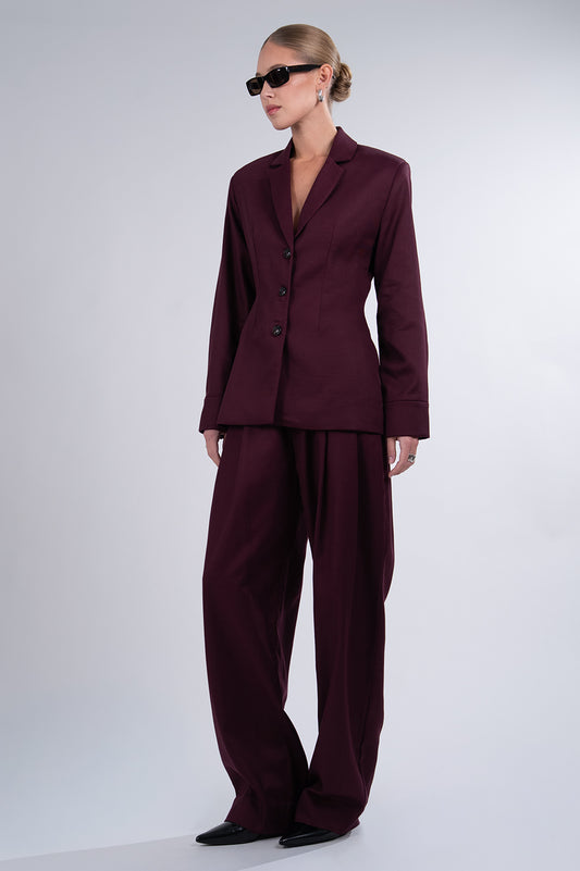 Seraphine Blazer - Plum