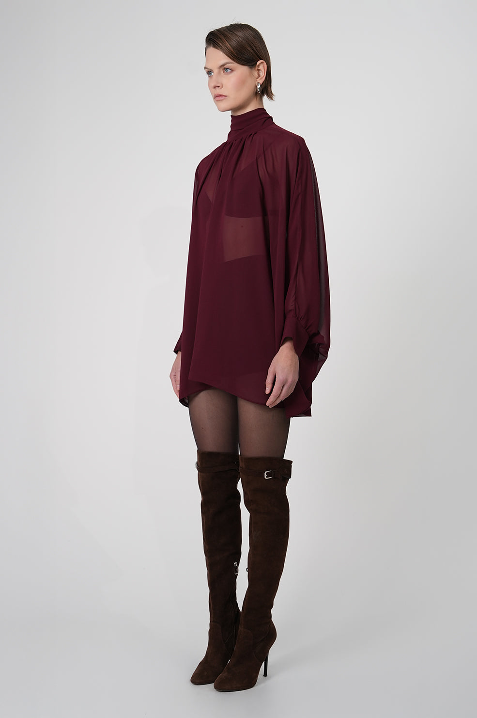 Juliette Dress - Burgundy Dress Parentezi