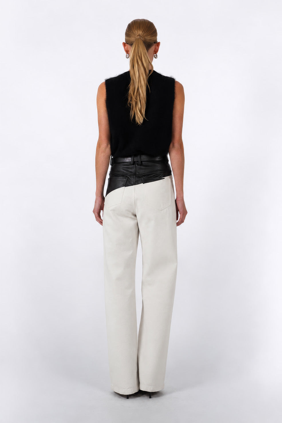 Sutton Cashmere Tank - Black Tops Parentezi