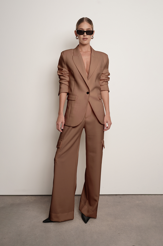 Aria Blazer - Camel
