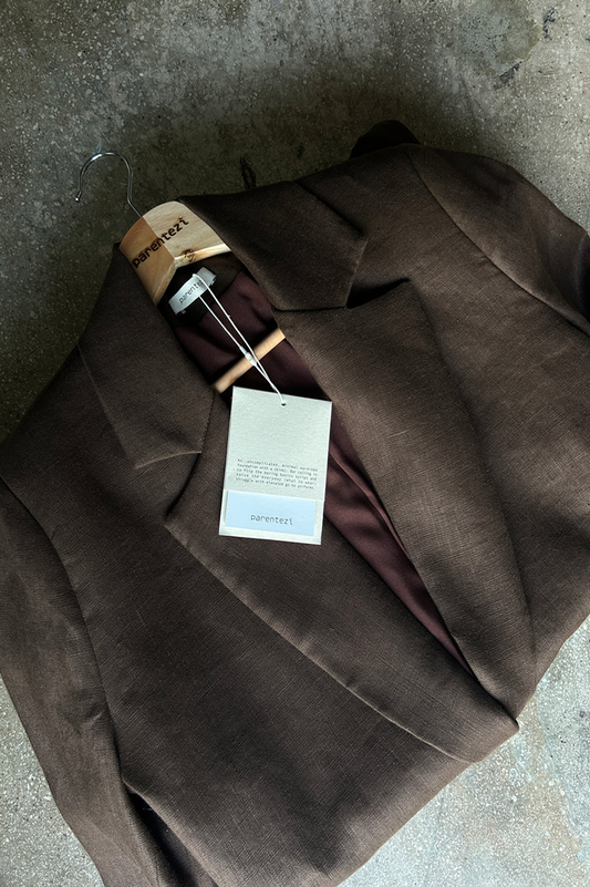 Ainoha Blazer - Chocolate Blazer Parentezi