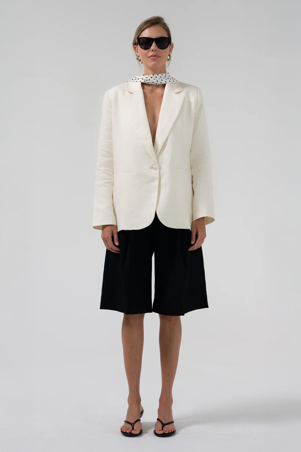 Ainoha Blazer - Ivory Blazer Parentezi