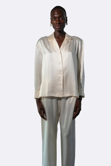 Anouk Pants - Ivory BOTTOMS Parentezi