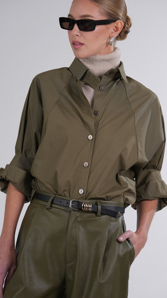 Emmett Leather Belt - Mixed Metal