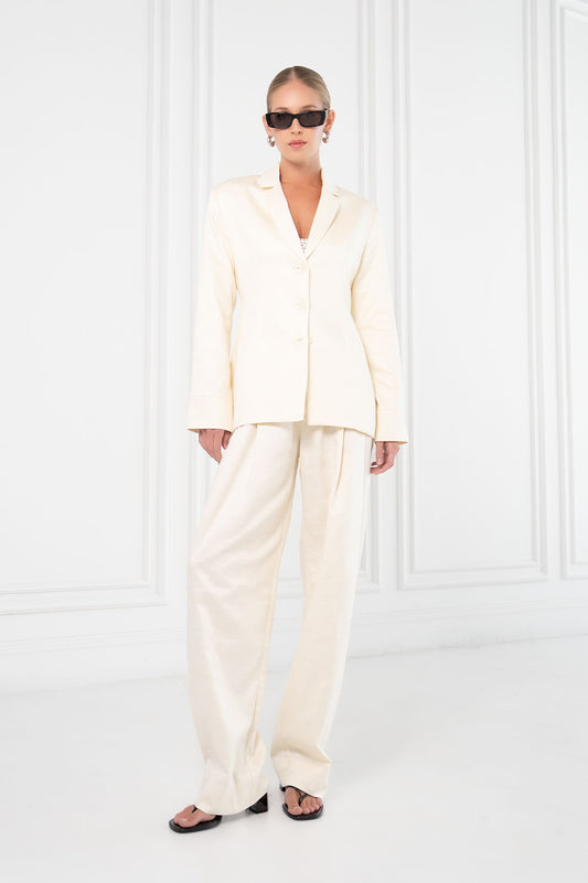 Delphine Trousers - Ivory