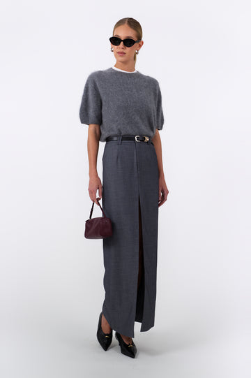 Anna Maxi Skirt - Grey
