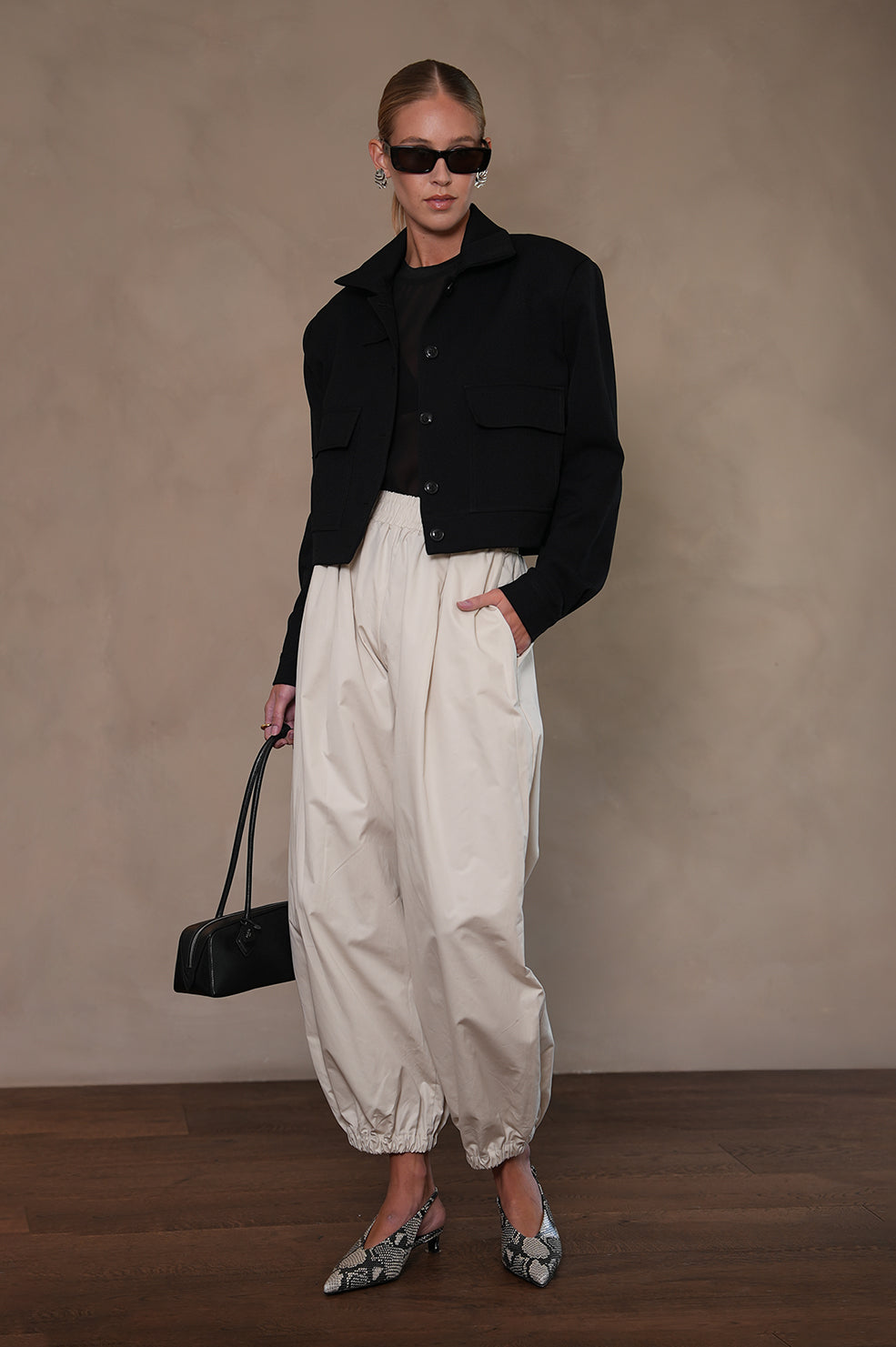 Bella Pants - Taupe BOTTOMS Parentezi