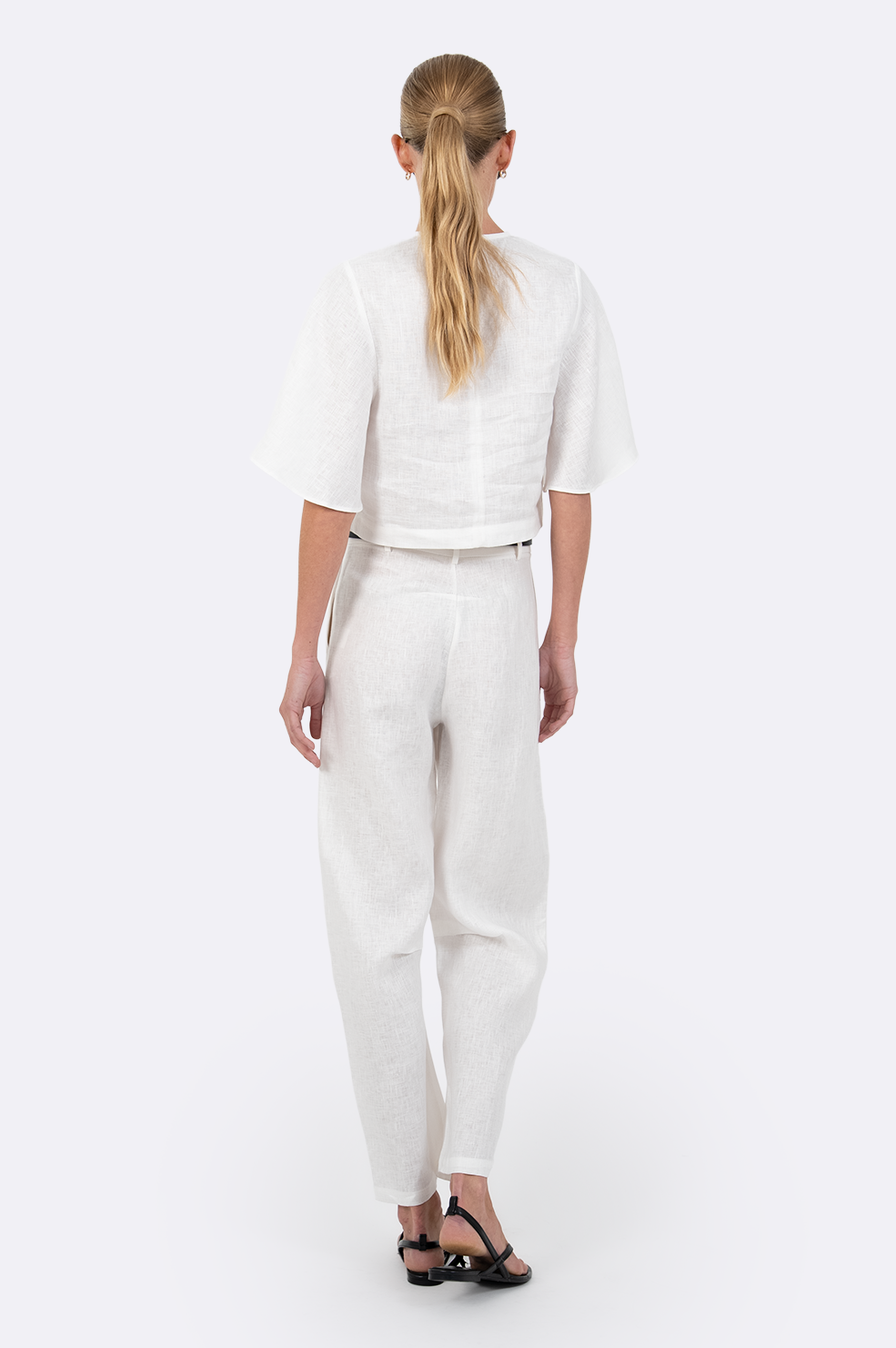 Lainey Linen Top Tops Parentezi